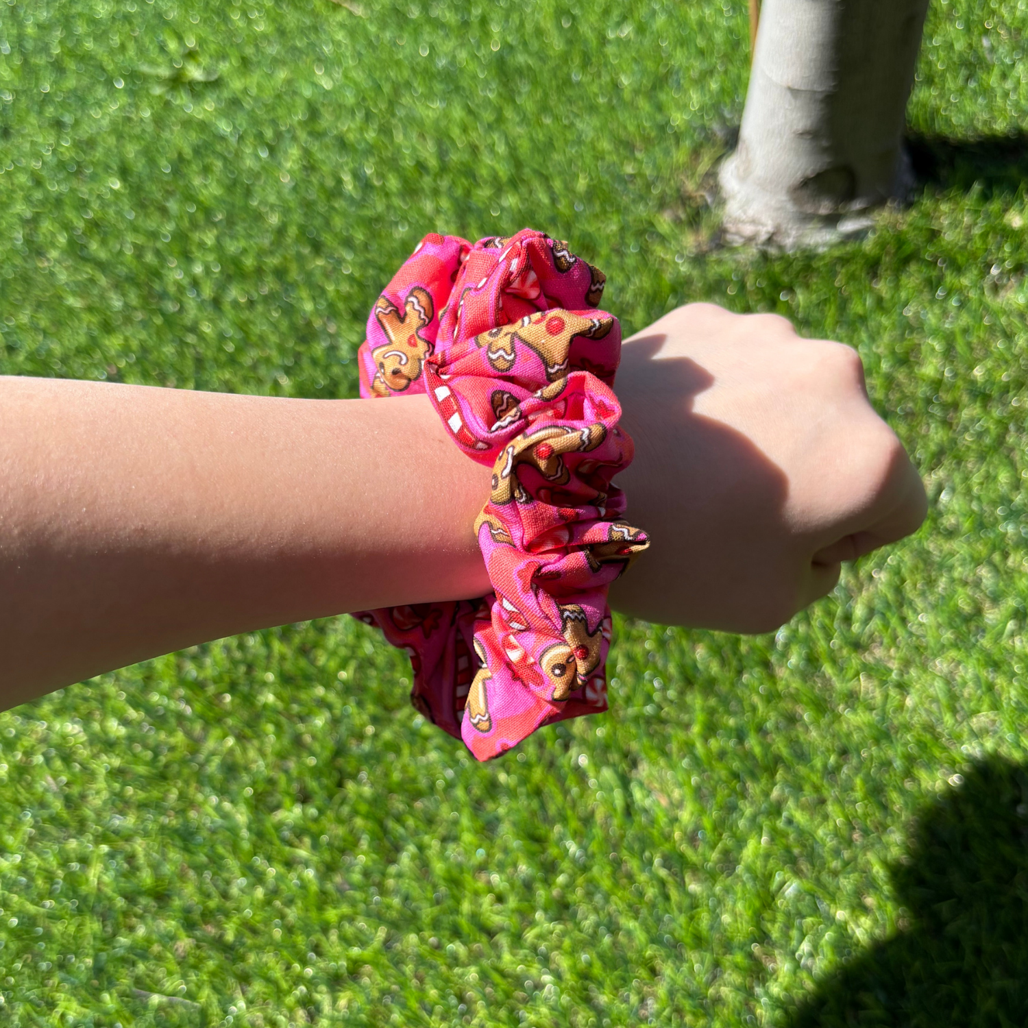 Christmas Scrunchie Gingerbread