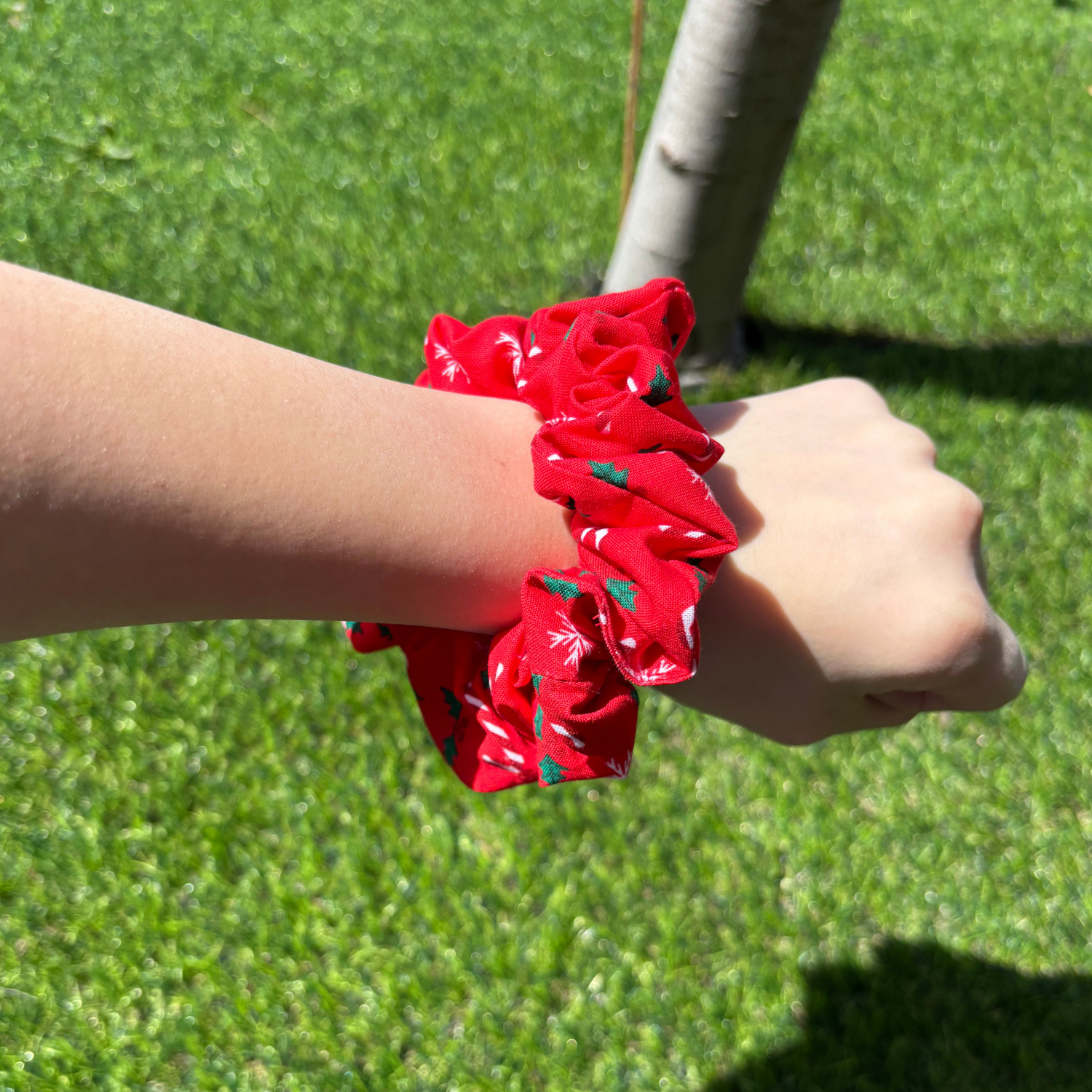 Christmas Scrunchie Candy Cane