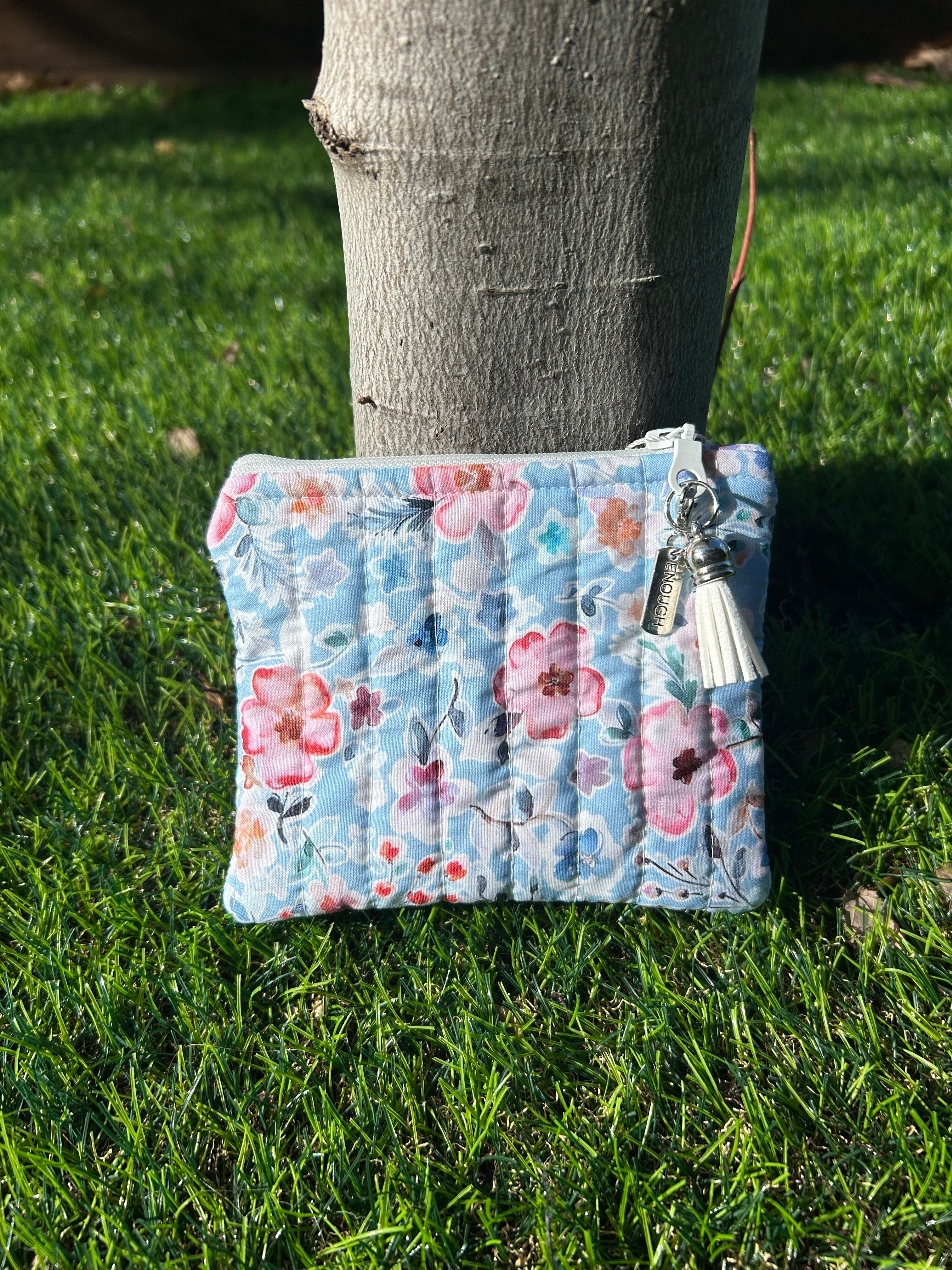 Quilted, Blue Floral