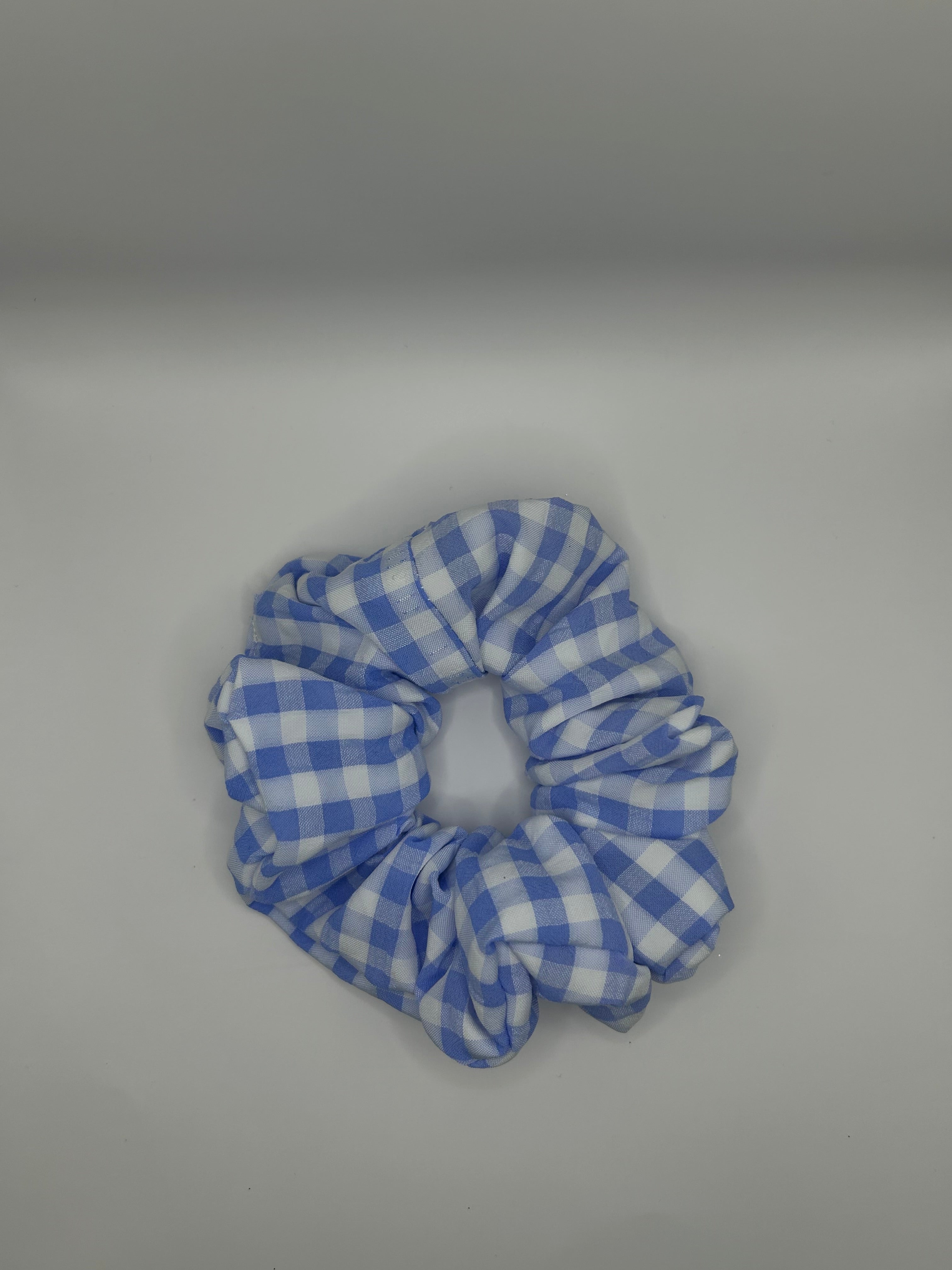 Gingham Scrunchies