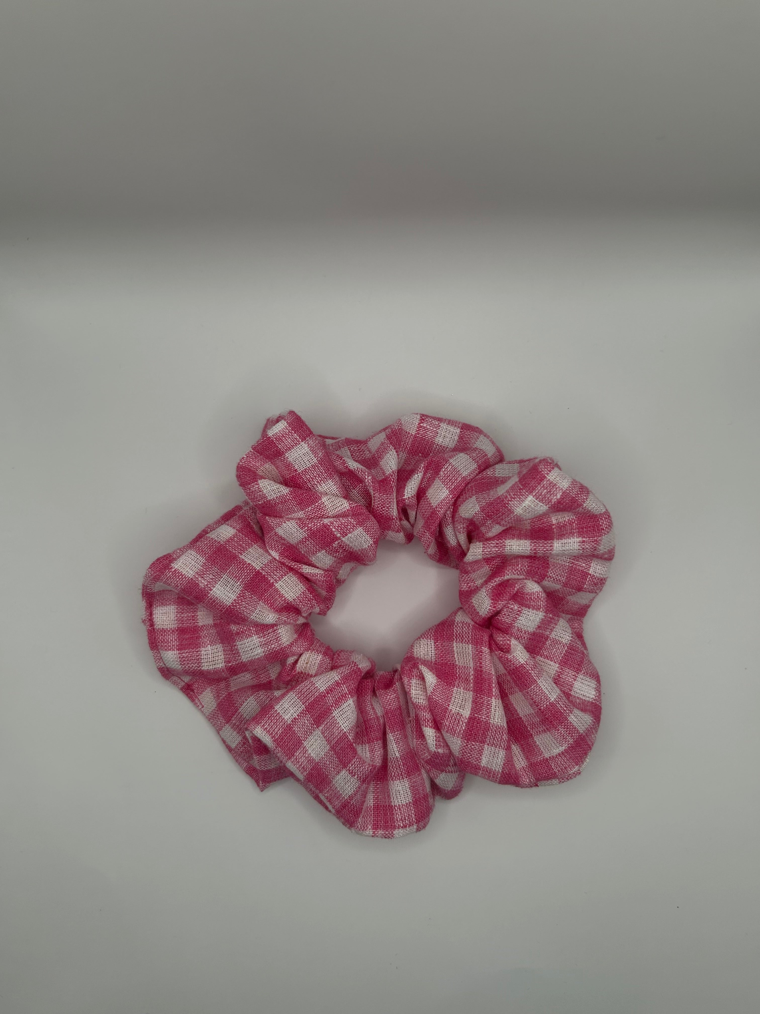 Gingham Scrunchies